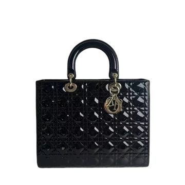 DIOR bag Patent leather bag