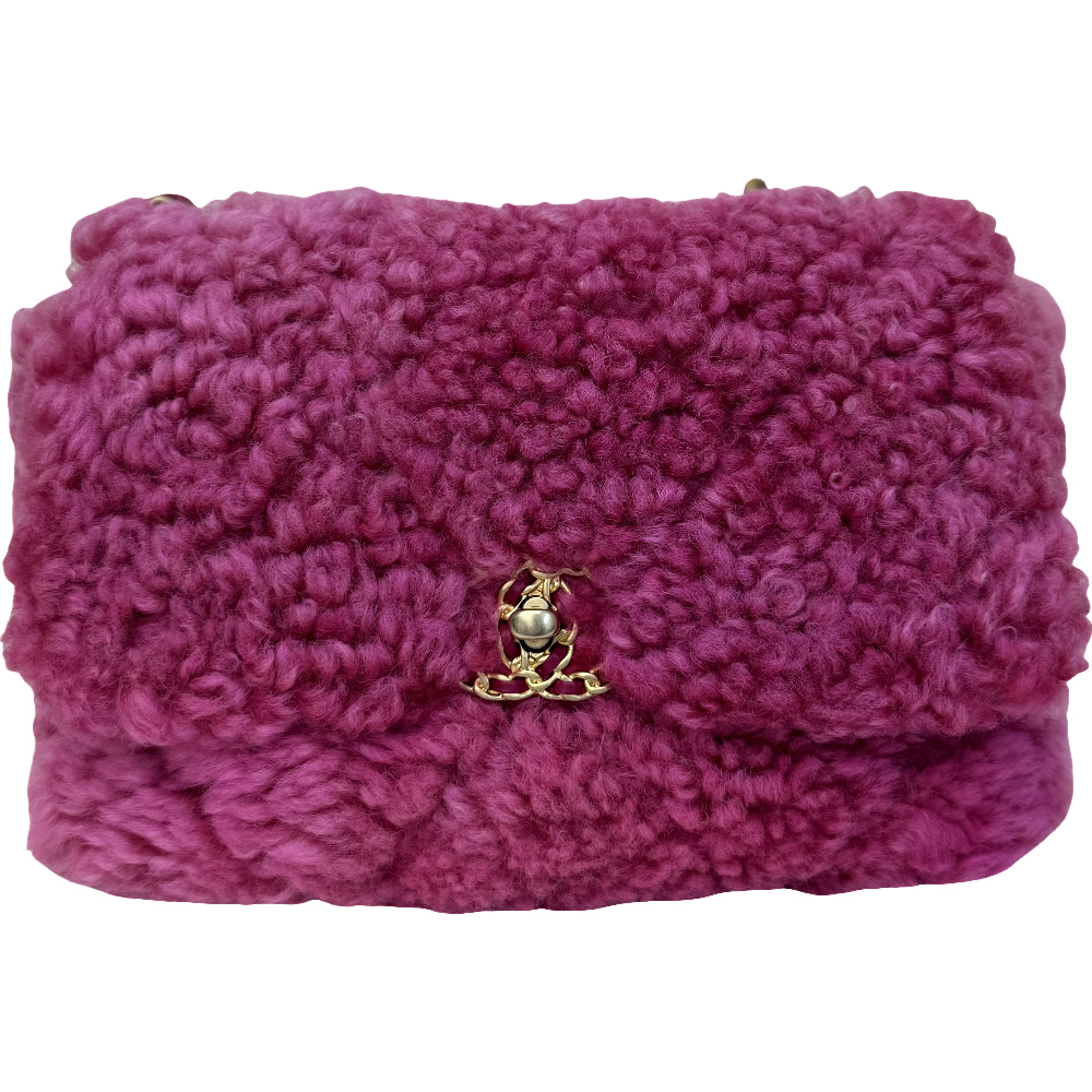 Chanel Medium Shearling 19 Flap Bag