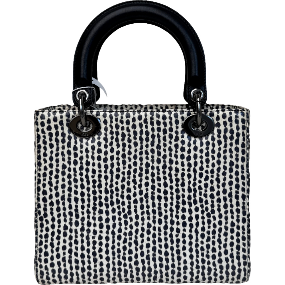 Lady dior leather handbag Dior Multicolour in Leather