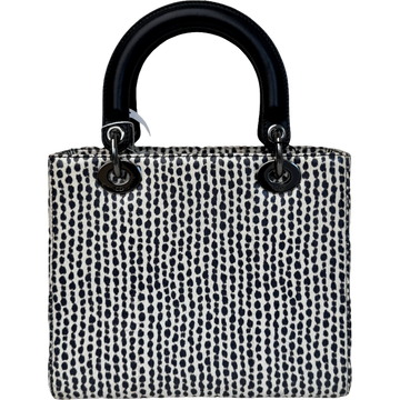 Lady dior leather handbag Dior Multicolour in Leather