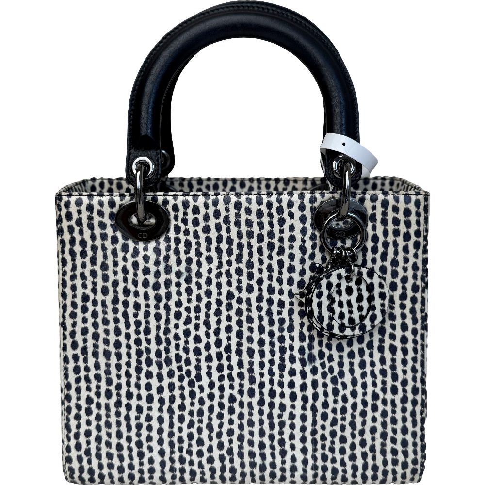 Lady dior leather handbag Dior Multicolour in Leather